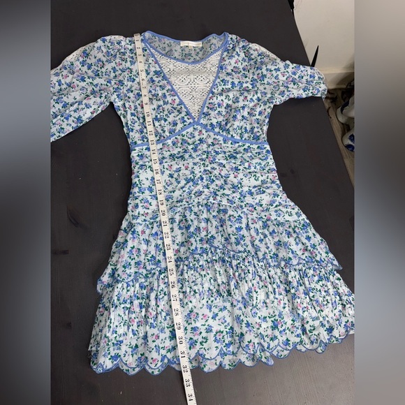 LoveShackFancy Marquise Floral Mini Dress - Picture 7 of 9